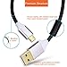 Micro USB Charger, Eversame 2-Pack 6Ft 1.8M Nylon Braided Micro USB Data Sync Charging Cable with Gold-Plated Connectors For Samsung Galaxy Note 4/S4, HTC One M9, LG V10, Nexus(Black White)