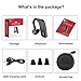 Bluetooth Headphones Sport, Wireless Earbuds with Mic Sweatproof Super Bass and Noise Cancelling Magnetic Earphones with Removable Ear Hook Cancellation for Cell Phones Workout Running (Red)
