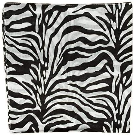 New 2015 Designs Patterned Bandanas Head Neck Scarfs (Zebra)