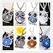 iLH Clearance Deals Owl Pendant Necklace Women Vintage Glass Cabochon Necklace Jewelry by (A)