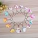 40 Pcs Rainbow Unicorn Keychains Birthday Party Favor Supplies Classmates Sharing School Bag Decoration Unicorn Theme Party Invitation Tickets