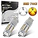 Partsam Pack2 7443 Switchback Amber White High Power Projector LED Bulbs Front Turn Signal Light Super Bright Aluminum 22-5730SMD Led for 2015 Chevrolet Suburban Tahoe