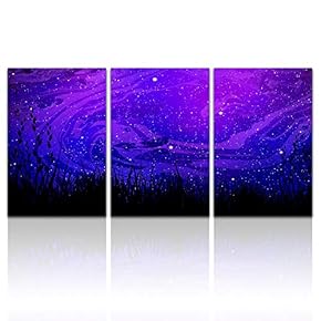 signwin 3 Piece Canvas Wall Art Beautiful Scenery...