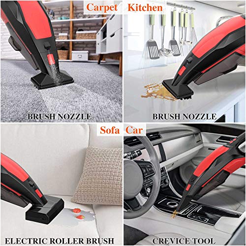 Handheld Carpet Cleaner Machine Cordless, POWERGIANT 9000PA Portable