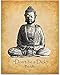 Don't Be a Dick by Buddha - 11x14 Unframed Print, Vintage Humorous Poster, Funny Quote Poster and Home Decorations, Classic Spiritual Print, Great Inspirational and Motivational Gift