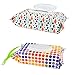 Baby Wipes Pouch, Miayon 8PCS Reusable Wet Wipes Case Portable Travel Wipes Dispenser（Random Pattern）