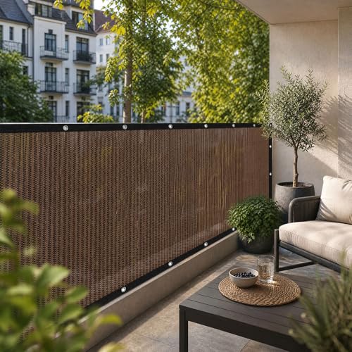 kogxscej Red de sombra con ojales, 80% de tasa de sombreado resistente a los rayos UV, transpirable, ligera y duradera, red de sombreado para invernadero, jardín, granero, exterior.
