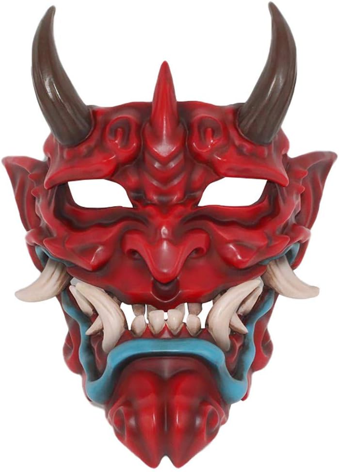 Halloween Pretend Play Masks Japanese Prajna Halloween Mask Clothing Collection Wall Hanging Mask