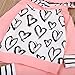 MA&BABY Newborn Baby Girls Hand-painting Heart Tops Hoodies Pants 2Pcs Outfits Clothes Set (18-24 Months, A-Pink)