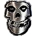 Misfits - Metal Emblem - Embossed - Peel and Stick - Skull Logo-licensed NEW