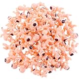 80 Pieces Mini Plastic Baby Favor Supplies for Baby Shower and Ice Cube Game, 1 Inch (Color 1, 80 Pieces)
