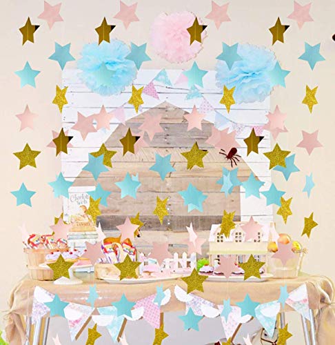 Furuix Gender Reveal Party Decorations 2pcs Twinkle Twinkle Pink
