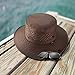 Oujin Waterproof Outdoor Bucket Breathable Mesh Hat Summer UV Protection Sun Cap Fishing Hats cooling for men