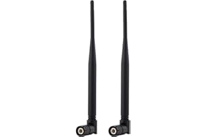 Kaunosta ADS-B SDR Antenna 900-1800MHz Dual Band 978/1090Mhz TNC Male Mobile Antenna Omnidirectional 3dBi Outdoor Foldable Aerial for RTL SDR, Drone FPV, Ham Radio, USB Dongle Tuner Receiver 2Pcs