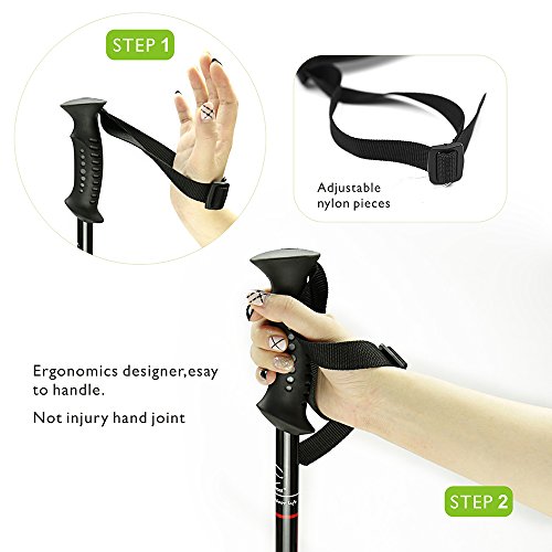 image for HITORHIKE Walking Sticks, Lightweight, 6061 Aluminum,7075 Aluminum,Car