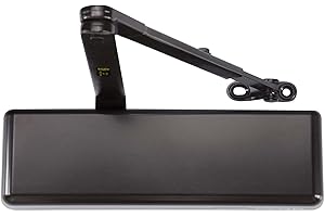 LYNN HARDWARE Extra Heavy Duty Commercial Door Closer, DC9016 Automatic Door Closer, Surface-Mounted Auto Door Closer, Size 1-6 Commercial Door Closer Heavy Duty for Heavy Traffic Areas, Dark Bronze