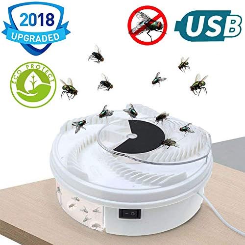 LENKA Electric Fly Trap Device - Fly Trap- USB Powered Fly Catcher - Fly Killer for Indoor/Outdoor Use