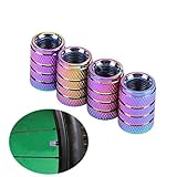 LanMa Cylinder Car Styling Auto Wheel Valve Caps Air Dust Cover (4Pcs)