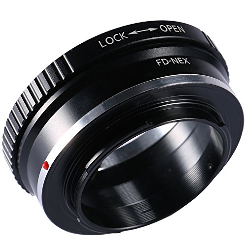 Adapter To Convert Canon FD Mount Lens To Sony E-Mount For Alpha a7, a7S, a7IIK, a7II, a7R II, a6500, a6300, a6000, a5000, a5100, a3000 Mirrorless Digital Camera