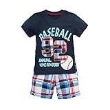 Coralup Little Boys Cotton Short Sleeve Set 2Pcs T-Shirt&Pants,18M-6T