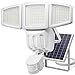 Solar Lights Outdoor, Costech Super Bright 182 LED Motion Sensor Solar Lights with Wide Lighting Area; Adjustable Triple Dual Head, Waterproof Solar Wall Lights for Patio, Deck, Yard, Garden, Driveway