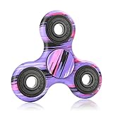 NOING Tri Fidget Hand Spinner Camouflage Multi-Color Double Side Printed, EDC Focus Toy For Kids & Adults (Lost world)