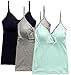 Nursing Tops Tank Shirt Cami Sleep Bra for Maternity and Breastfeeding