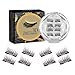 SILKSENCE Dual Magnetic Eyelashes, 3D Reusable Magnetic Eyelashes, No Glue 0.2MM Ultra Thin Fake lashes for Ultra Soft Natural Look