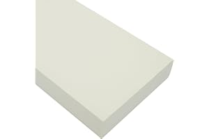 BuyPlastic Tangent Poly Lumber - Bright White, 1x4 (0.75" x 3.5"), 36" Length - HDPE Plastic Board for Outdoor Furniture and More