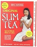 Slim Tea, Original, Tea Bags, 24-Count Box (Pack of 3)