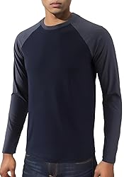 HARBETH Men's Casual Vintage Slim Fit Long Sleeve