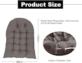 DKIEI Thicken Swing Chair Egg Chair Cushion Dark Grey view 3