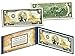 United States NAVY $2 Bill US Genuine Legal Tender GOLD LEAF Laser Line MILITARY