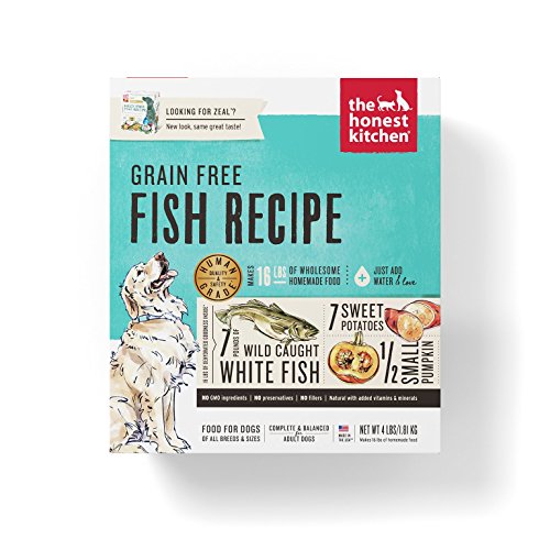 Honest Kitchen Human Grade Dehydrated Grain Free Fish Dog Food 4 lb - Zeal