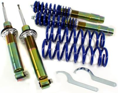PROMOTORING For RSK Street Adjustable Coilover Kit - BMW E39 5-Series Sedan (525i 528i 530i 540i) - Blue (1997 1998 1999 2000 2001 2002 2003)