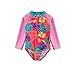 Wishere Baby Girl Sunsuit One-Piece Swimsuit Rash Guard Swimwear