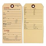 NAHANCO 85A Deluxe Alteration Tags 500/Carton (Pack of 500)