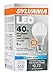 SYLVANIA LED Light Bulb, 40W Equivalent A19, Efficient 6W, Medium Base, Frosted Finish, 450 Lumens, Daylight - 1 Pack (74080)
