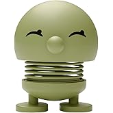 Hoptimist Soft Bimble, Home Decor Ornament - Danish Design, Plastic W/Metal Spring, Small- Creates Cheerful Movement- (Olive Matte)