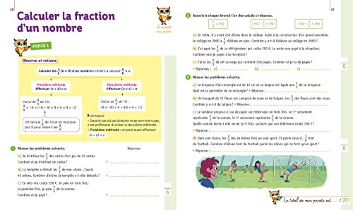 Mini Chouette Résoudre des problèmes de maths 6e/ 5e: cahier de soutien en maths (cycle 3 vers cycle 4): 21 - Image 5