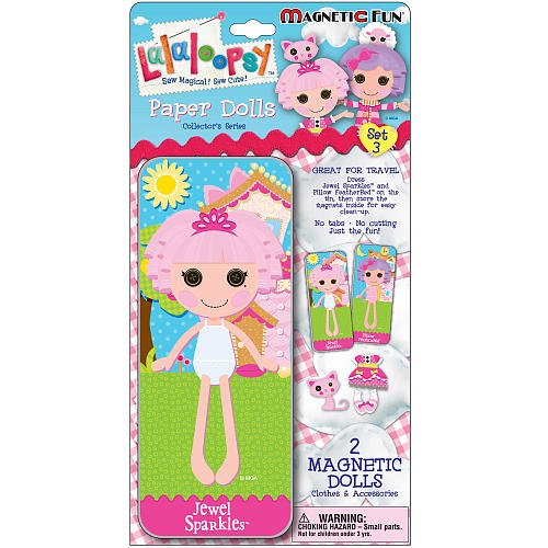 Lalaloopsy magnetic fun paper dolls set 3