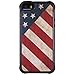 True Color Case Compatible iPhone SE / 5S / 5 Case, Patriotic Vintage American Flag Emboss Printed Impact Resistant TPU Protective Anti-Slip Grip Snap-On Soft Rugged Cover