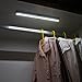 OxyLED Motion Sensor Closet Lights, Under-Cabinet Lightening, USB Rechargeable, Stick-on Cordless 20 LED Night Light Wardrobe Stairs Step Light Bar, Safe Lights W/Magnetic Strip, 2 Pack, T-02S