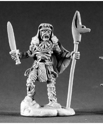 Reaper Miniatures Khalith Mummy King #02166 Dark Heaven Legends Unpainted Metal