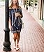 Dxnona beach Swimwear Cover up Dress (blue)