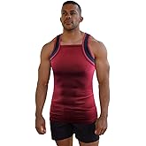 Different Touch Men Athletic Style Square Cut Tank Top