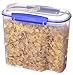 Sistema KLIP IT Utility Collection Cereal Container, 94.0 oz./2.7 L, Clear/Blue
