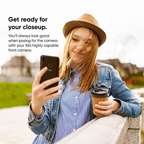 NUU Mobile X6-32GB + 3GB RAM LTE Android Unlocked Dual SIM Smartphone | 5.7" HD+ Display | Fingerprint | 13MP Camera