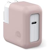 elago MacBook Charger Cover for MacBook Air 15” A2941(2023) and MacBook Air 13" A1932 (2018), A2179 (2020), A2681 (2022, 8-core GPU Ver.), A2337(2020) Extra Protection, Precise Cutout (Sand Pink)