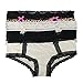 Youmita Bamboo Yarn 3 Pack or 4 Pack Plus Size Panties 3 Styles to Choose From (3X, 3pack Bow Bikini)